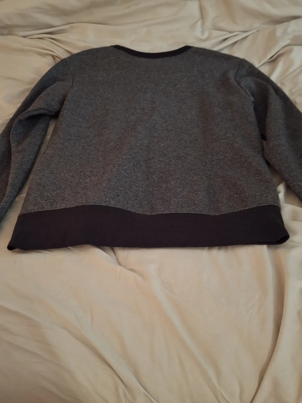 Athletic Works Men's Dark Gray Crewneck Sweater